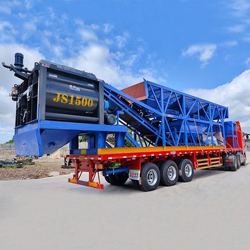 Portable Concrete Mixing Plant Portable Concrete Mixing Plant